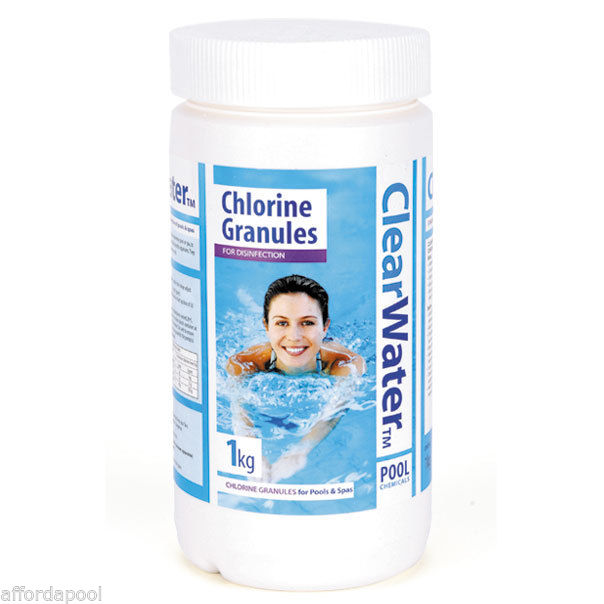 Clearwater Chlorine Granules Kg Ideal For Pools Hot Tubs Spas