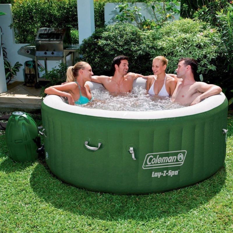 heated inflatable pool