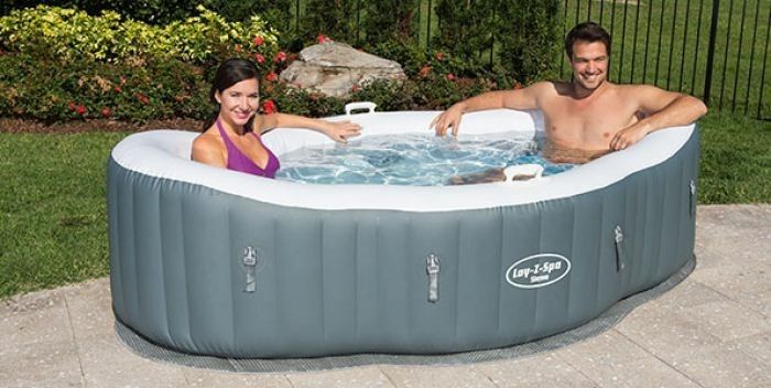 Bestway Lay-Z-Spa Siena Portable Inflatable Hot Tub Brand New In Box ...