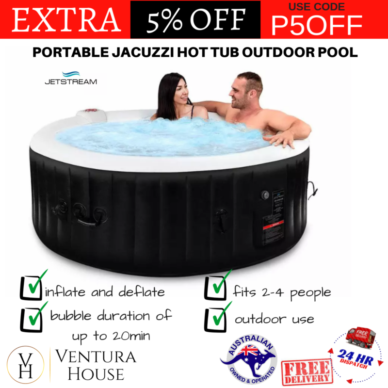 Jetstream Inflatable Spa Relaxing Massage Outdoor Jacuzzi Hot Tub ...