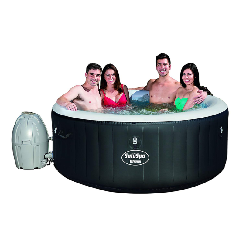 SaluSpa Miami AirJet Inflatable Hot Tub Product Features Fast, easy set up ...