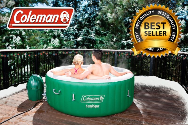 Coleman Lay Z Spa Saluspa Inflatable Hot Tub Bubble Jacuzzi Set 6 People For Sale From United States
