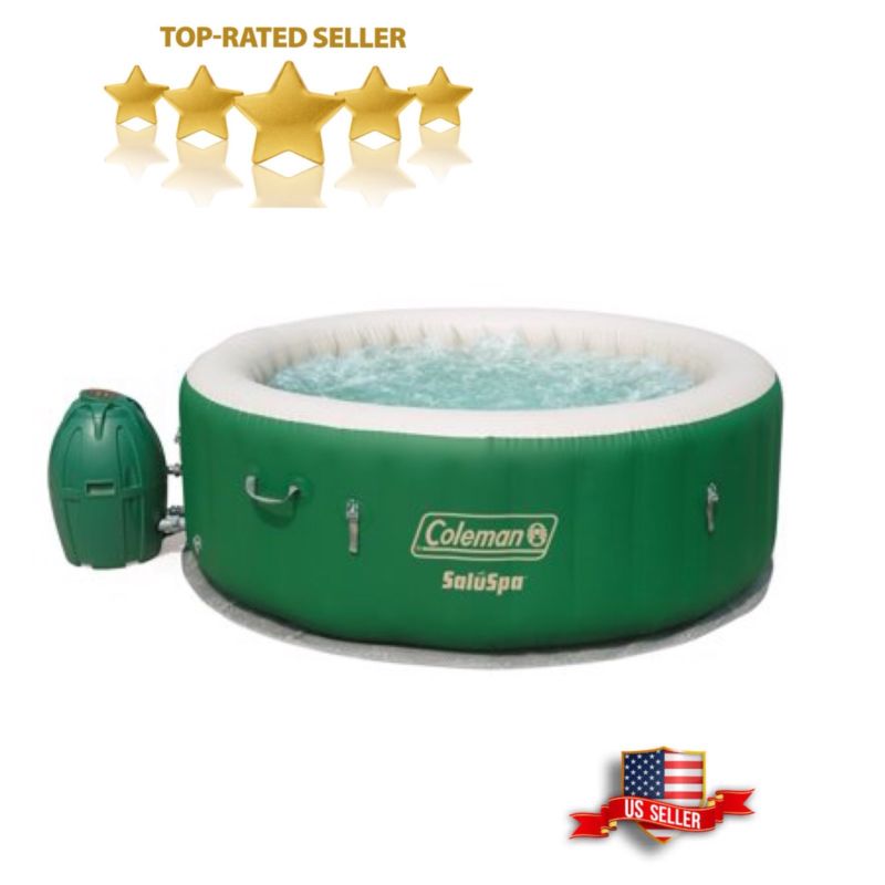 Coleman Saluspa Person Inflatable Outdoor Spa Jacuzzi Bubble Massage