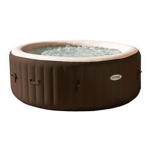 Intex Purespa 28403VM 4-Person Inflatable Hot Tub - Brown for sale from ...