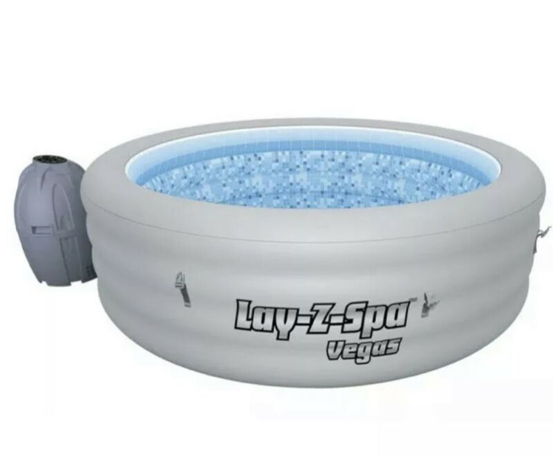 Lazy Spa Lay Z Spa Vegas Airjet 46 Person Inflatable Hot Tub Lazy