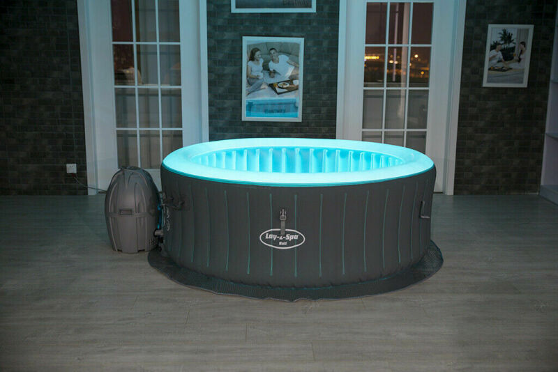 Brand New Lay Z Spa Bali Led Lighting 4 Person Hot Tub 2021 Free ...