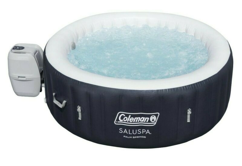 Inflatable Hot Tub Spa 4-6 Person Portable Saluspa Jacuzzi Bubbles With ...