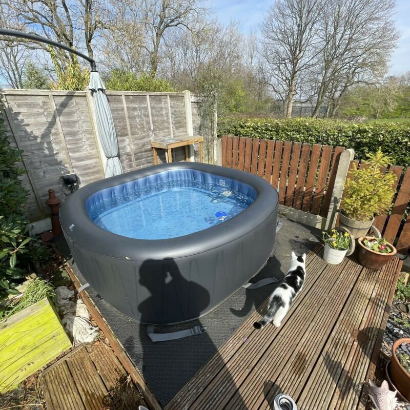 Mspa D Te06 6 Person Portable Hot Tub 185x185x68cm For Sale From United Kingdom