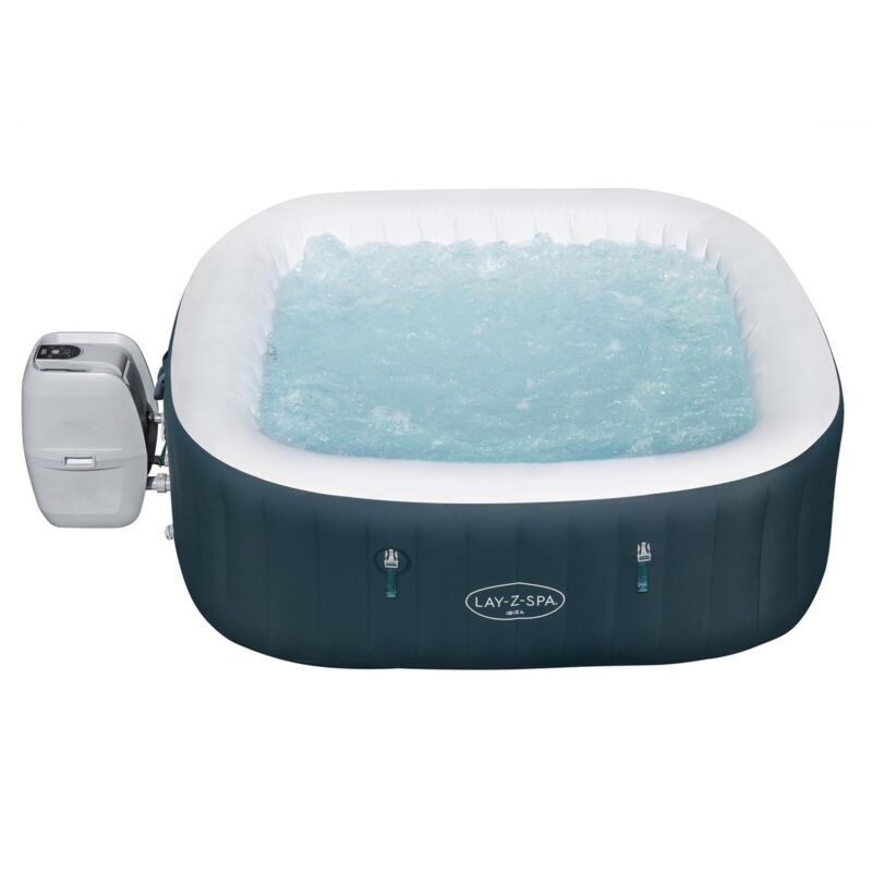 Bestway Lay Z Spa Ibiza Airjet Inflatable Portable Spa Hot Tub 4-6ppl ...