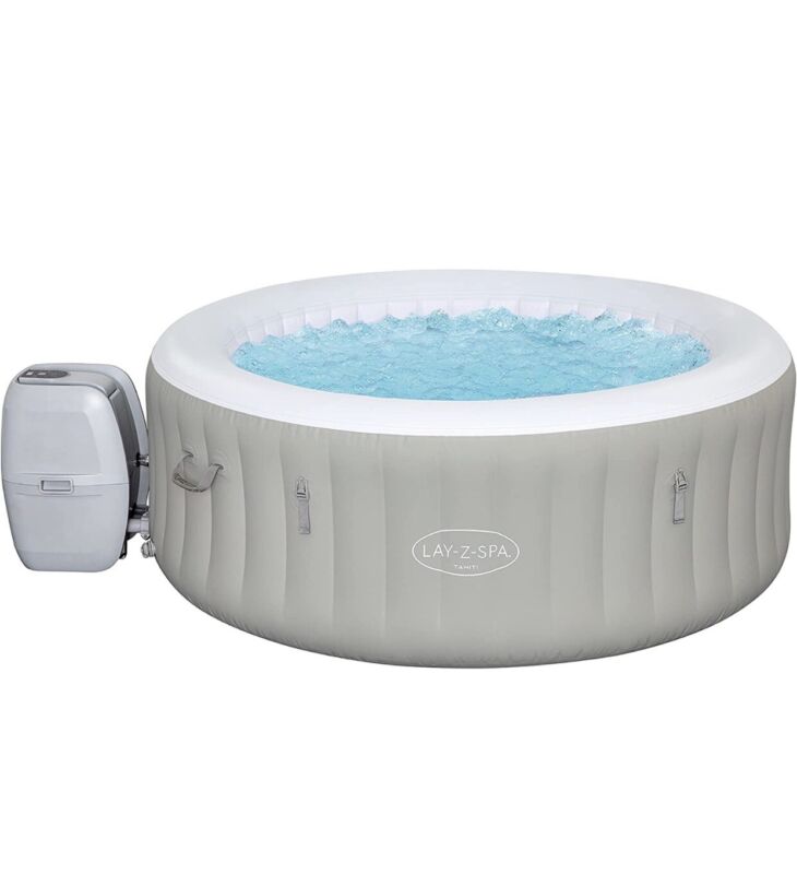 Brand New Lay-Z-Spa * Tahiti * Airjet Inflatable 4 Person * Hot Tub Spa ...